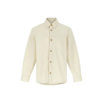 A.P.C Basile Logo Embroidered Shirt