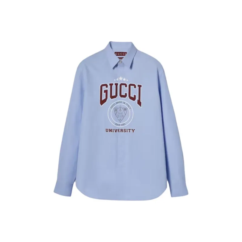 GUCCI SS25 Shirt Men's Light Blue-0