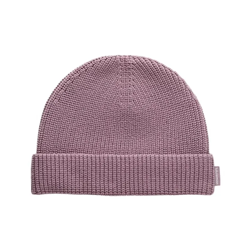Lululemon Cotton Blend Beanies Unisex Lavender-0