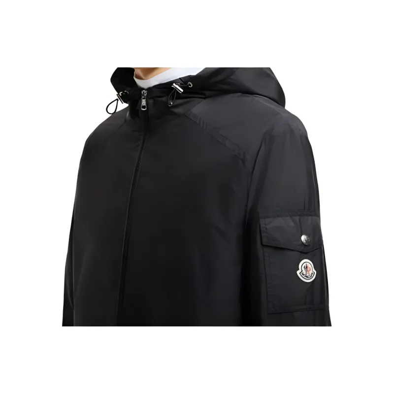 Moncler Etiache Zip Up Hooded Rain Jacket-2