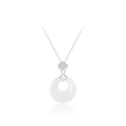 Love Link Chalcedony Necklaces Women's