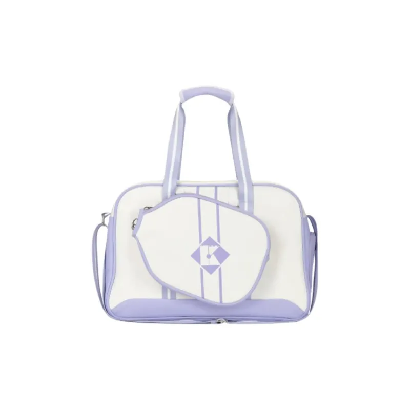 KUMPOO Badminton Racket Bags Shoulder Bag White Purple Unisex-0