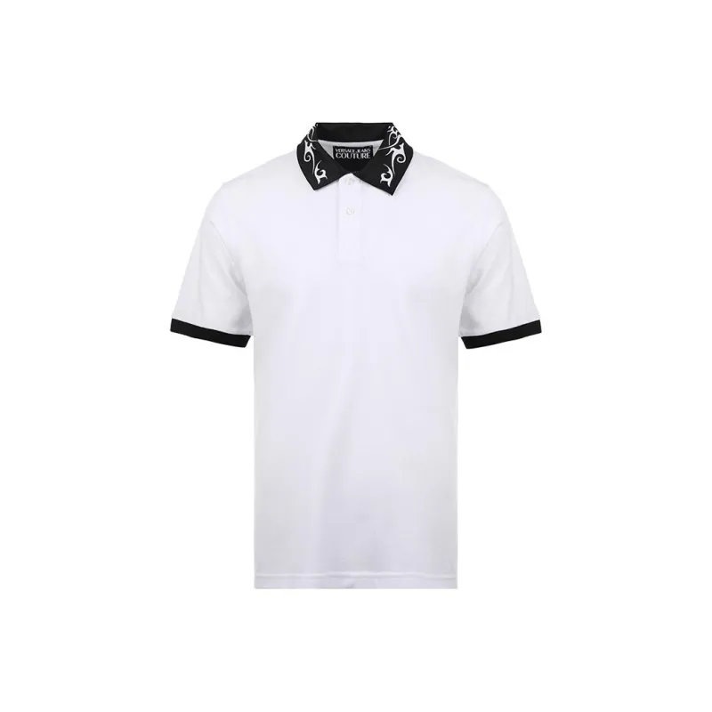 VERSACE JEANS COUTURE SS24 Polo Shirt Men's White-0