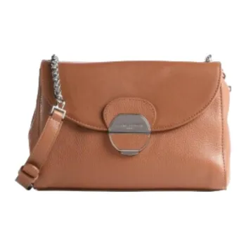 Lancaster Leather Shoulder Bag, Crossbody Bag Women's Brown