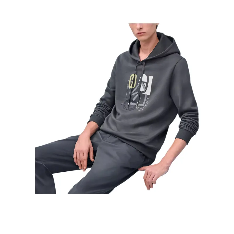 HERMES 2025 Spring Summer Collection Sweatshirt Men's Dark Gray-0