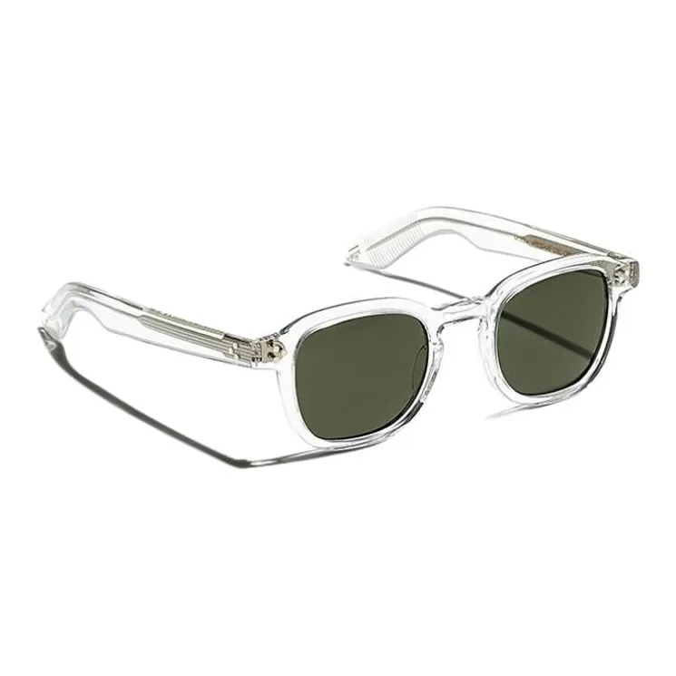 MOSCOT Acetate Irregular Shape Sunglasses Unisex Transparent-3