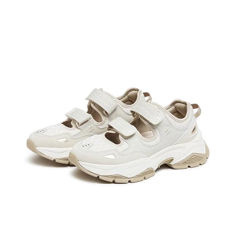 Champion Low Top Casual Shoes Women's Pumice Gray/Champagne Gold-2