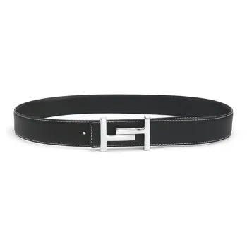 YUZHAOLIN Cow Leather Belts Men's Width 3.8CM