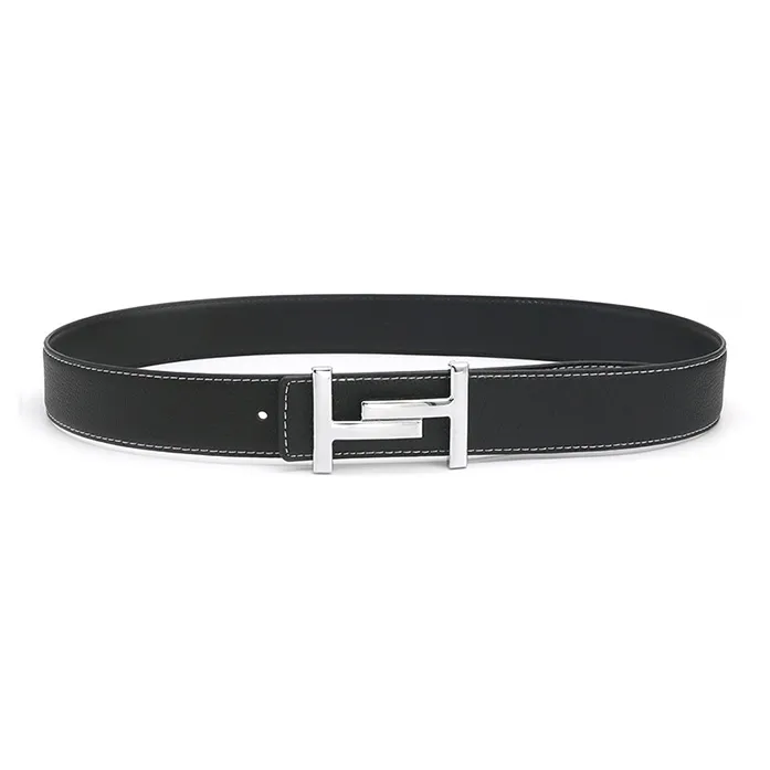 YUZHAOLIN Cow Leather Belts Men's Width 3.8CM-0