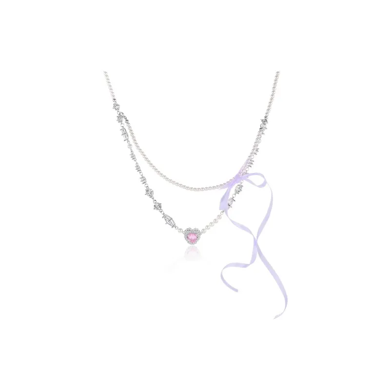 PARANOID PUPPY Zircon Necklaces Women's-0