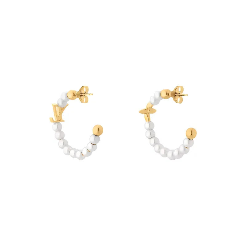 LOUIS VUITTON My Lv Pearl Earrings-2
