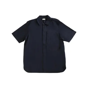 DRIES VAN NOTEN Zip Up Dress Shirt