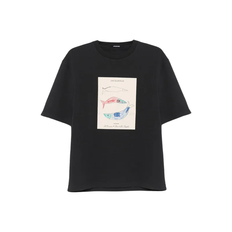 Jacquemus Postcard Printed T Shirt-0