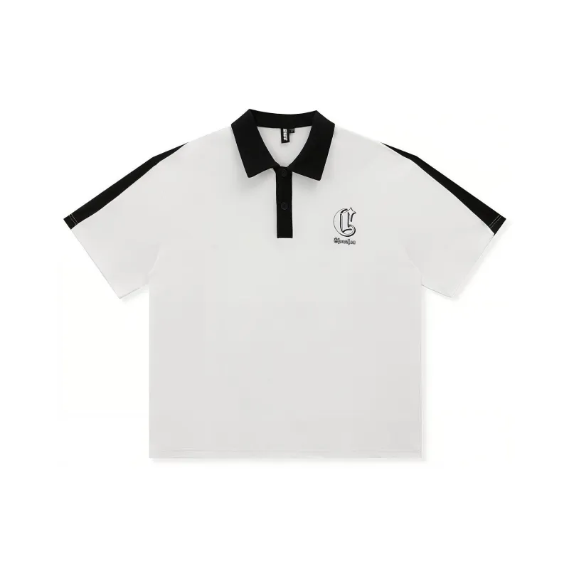 CHOUCHOUS T Shirt, Knitted Fabric Polo Shirt Unisex-5