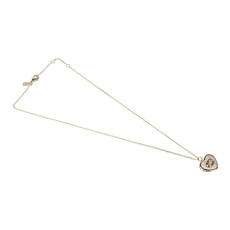 COACH Necklaces Women's Gold/White-1