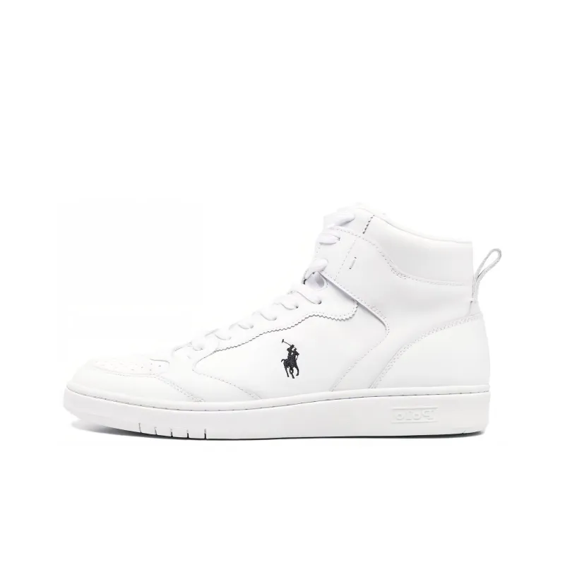 Polo Ralph Lauren Logo-embroidered High-top Sneakers-0