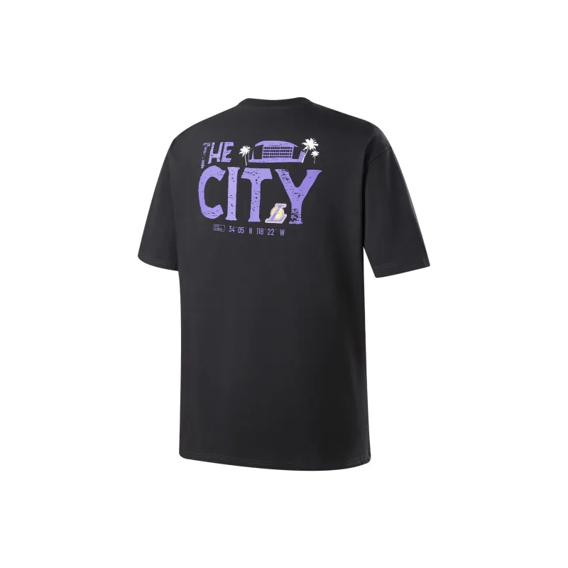 NBA Los Angeles Lakers SS25 T Shirt Unisex Black-0