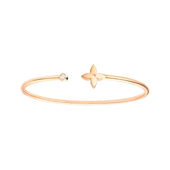 LOUIS VUITTON Idylle Blossom Twist Bracelet Pink Gold