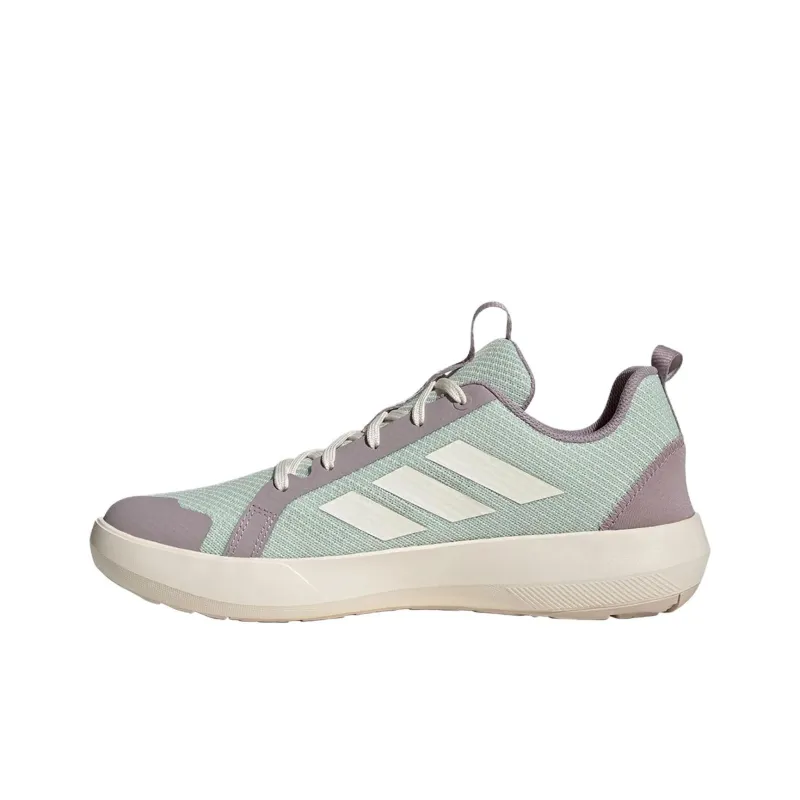 Adidas Terrex Boat Anti Slip Wear Resistant Low Top Hiking Shoes Men's Light Green-2