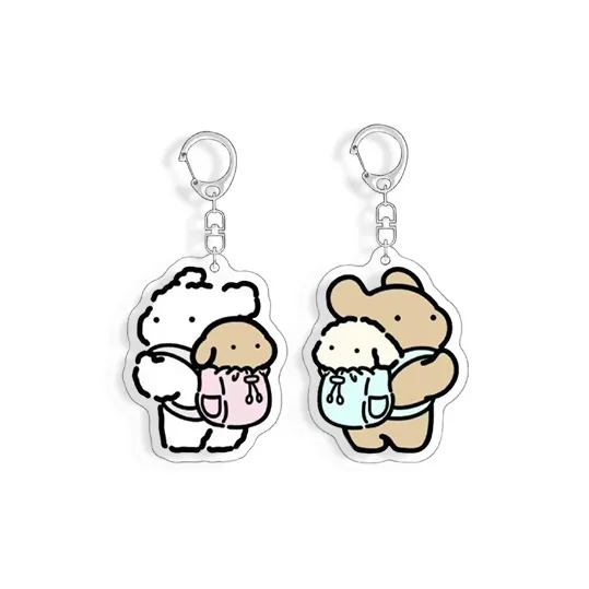 LuluCanaan Acrylic Keychains Unisex-13