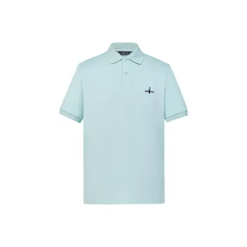 Biyin Leufen Oxygen Bar With Cooling Sensation Cooling Lapel Short Sleeved Polo Shirt Men's