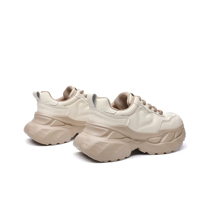 ABIDJAN Height Increasing Low Top Chunky Sneakers Women's-9