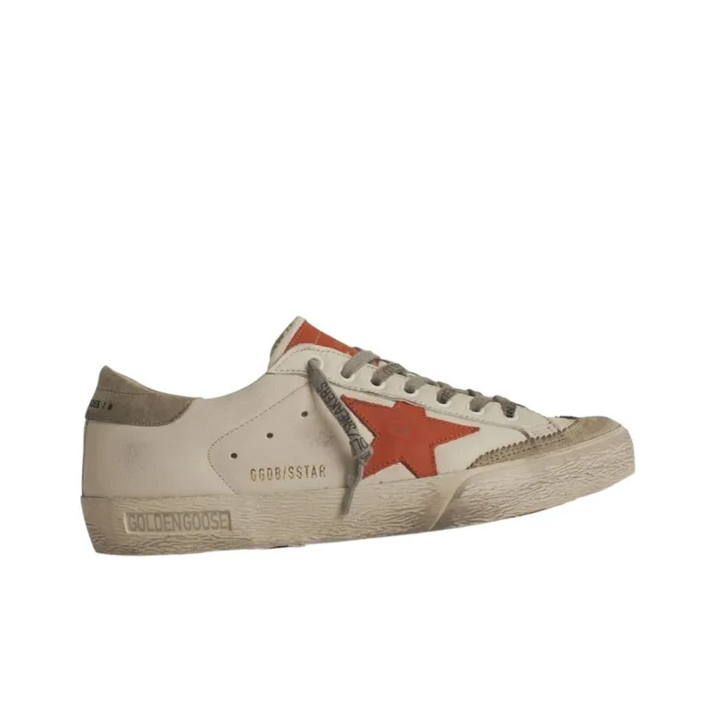 Golden Goose Low-Top Skateboard Shoes Men's Beige-1