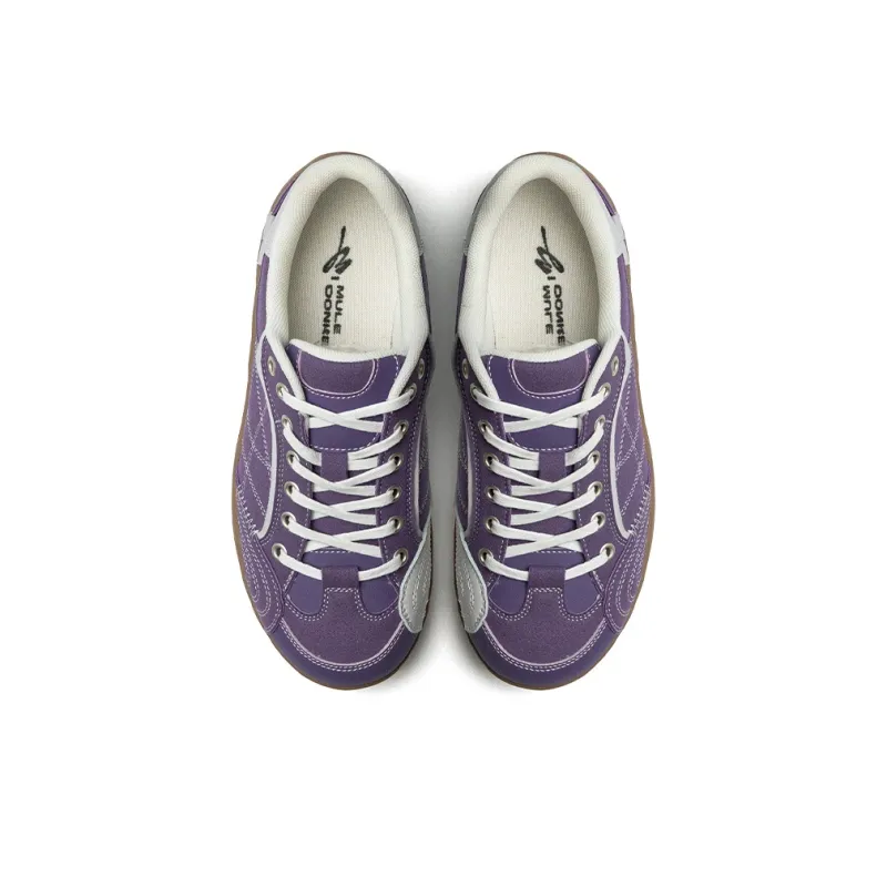 Mule Donkey Lightweight Height Increasing Low Top Casual Shoes Unisex Grape Purple-4