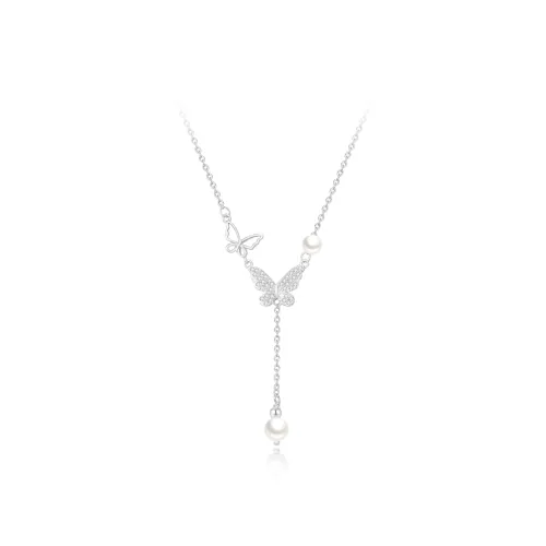 Love Link 925 Sterling Silver Necklaces Women's