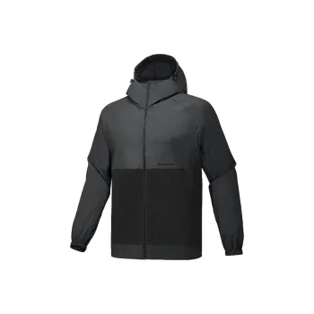 Skechers Mountain And Wild Outdoor Series Jacket Unisex Charcoal Dark Gray 053B