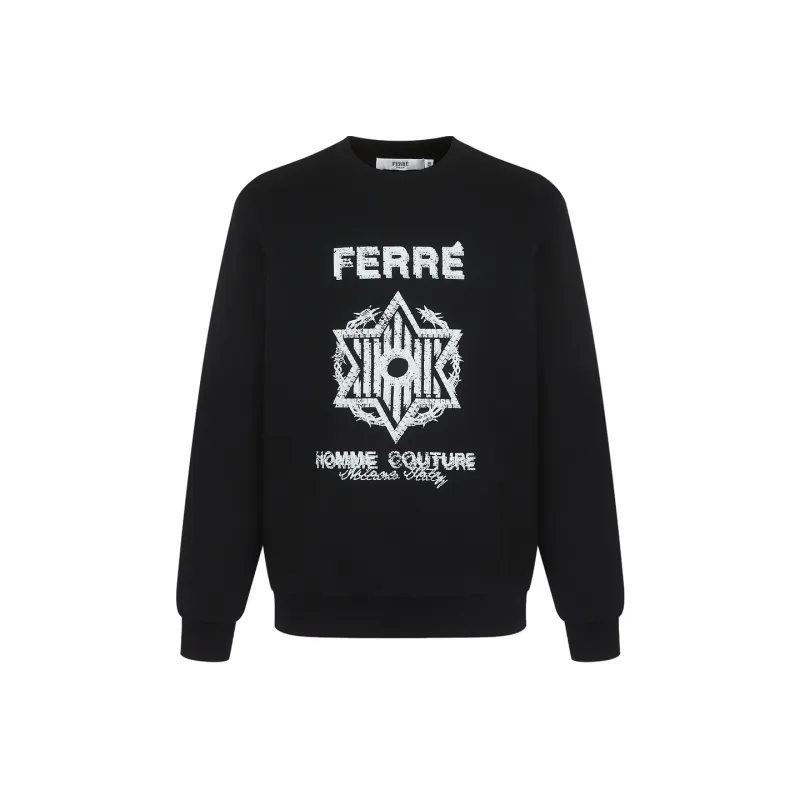 FERRE Sweatshirts Men Black-0