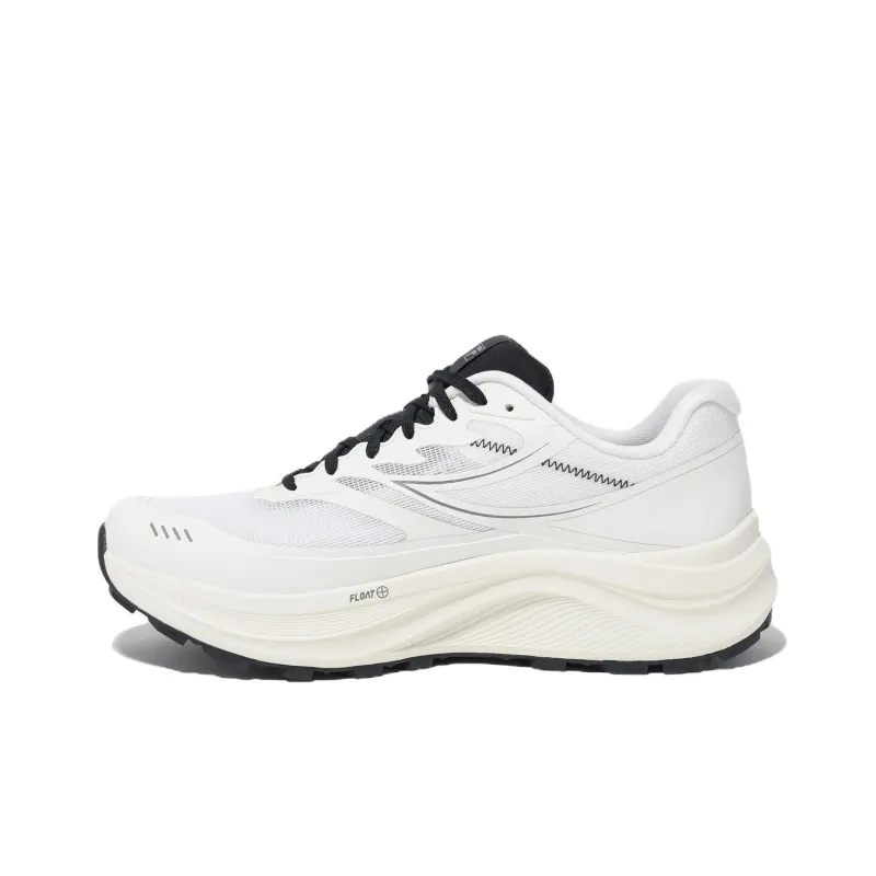 FILA Anti Slip Wear Resistant Low Top Trail Running Shoes Unisex White-2