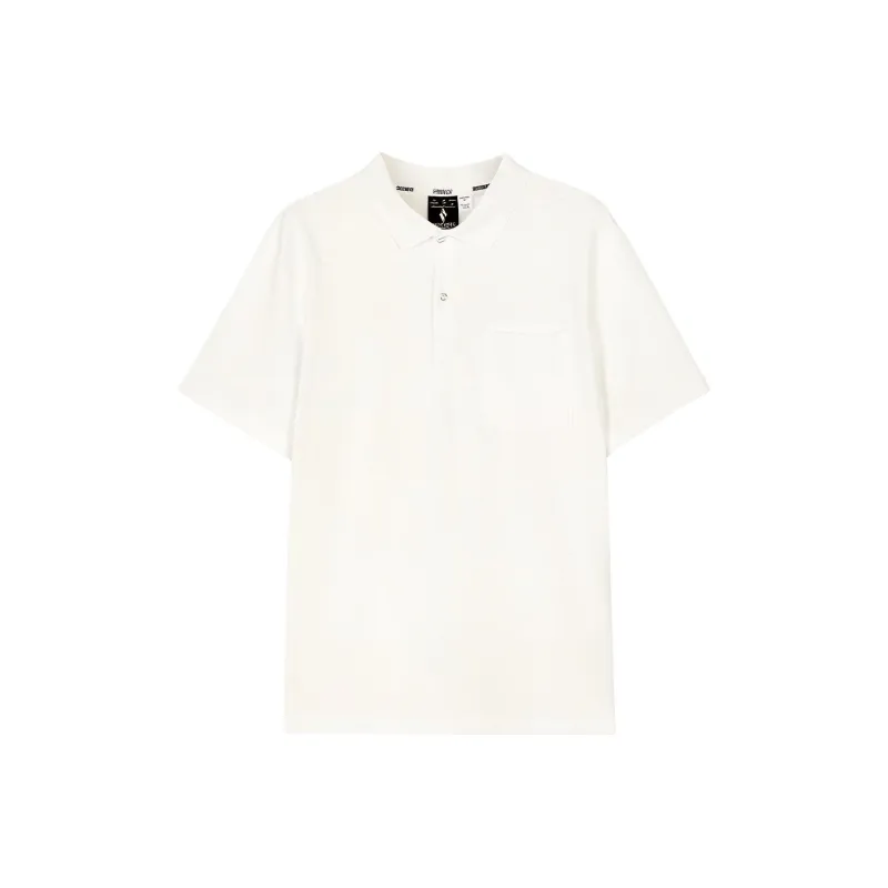 Skechers Polo Shirt Men's Marshmallow White-0
