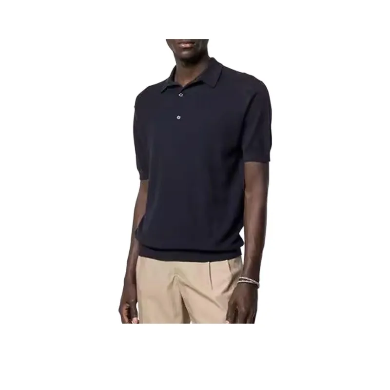 JOHN SMEDLEY Polo Shirt Men's Black-0