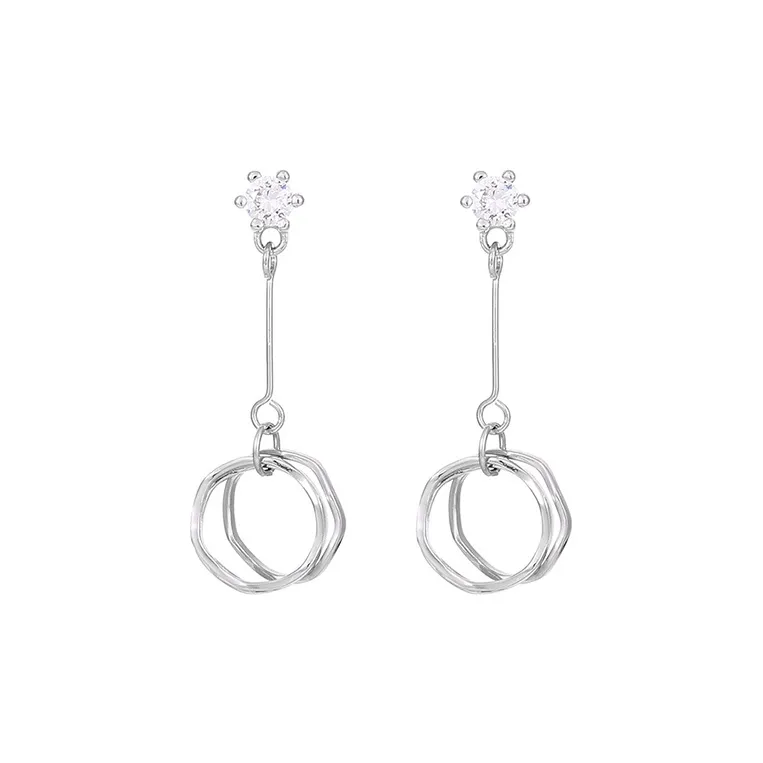 Fan Xing As Season S925 Silver Stud Earrings Women's-0