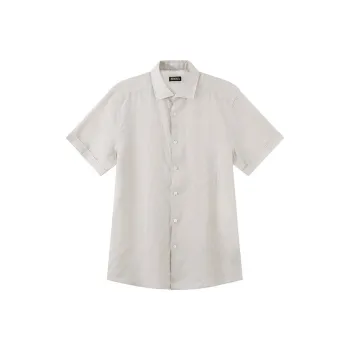 Zegna SS24 Shirt Men's Light Beige