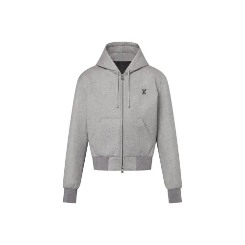LOUIS VUITTON Tailored Technical Wool Hooded Blouson