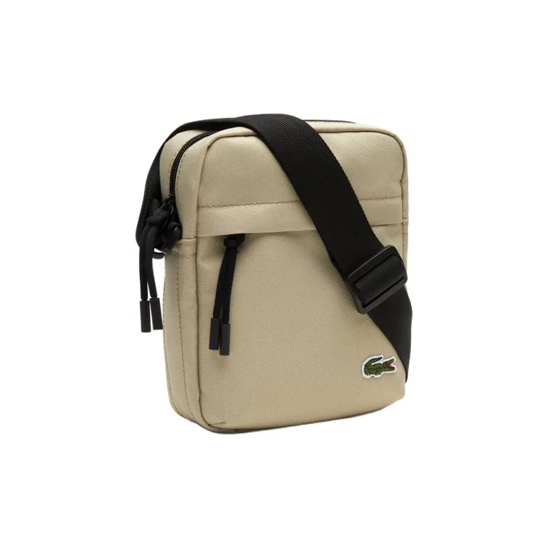 LACOSTE Logo appliqué Messenger Bag-1