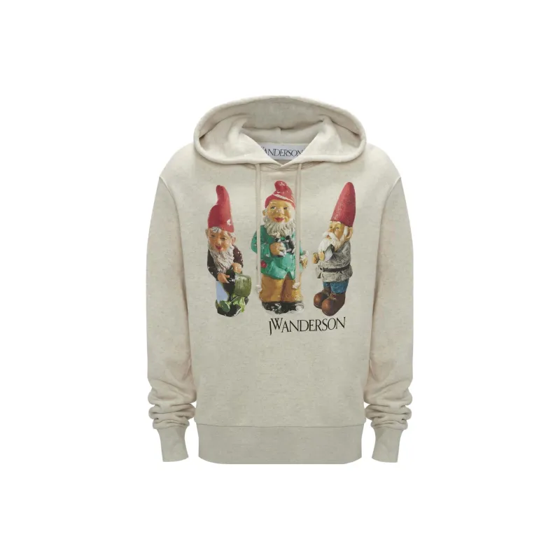 JW Anderson Gnome Trio Drawstring Hoodie-0