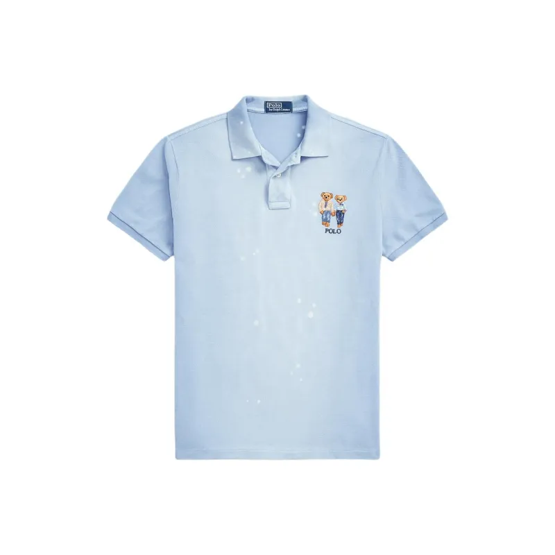 Polo Ralph Lauren SS24 Polo Shirt Men's Chambray Blue-0