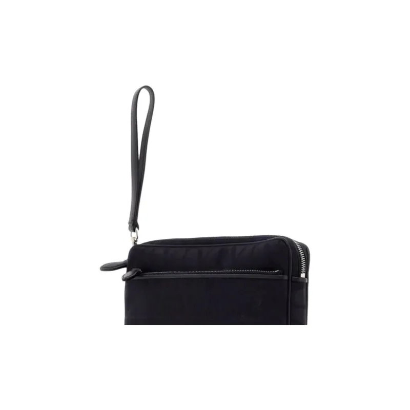 Valentino Polyester Clutch Men's Blue-3