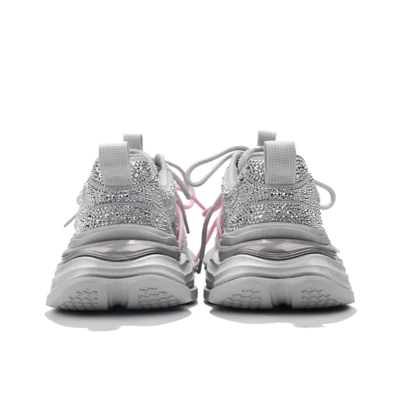 FERNANDA FRANKLIN Anti Slip Wear Resistant Low Top Lightweight Chunky Sneakers Women's-7