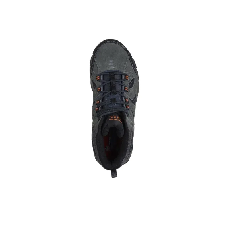 Skechers After Burn High Top Hiking Shoes Men's Charcoal Black-3
