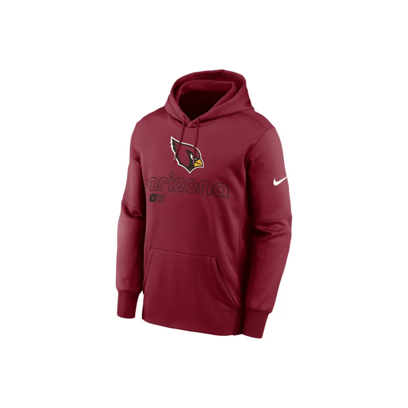 Nike Arizona Cardinals Men's Nike Therma Nfl Pullover Hoodie-0