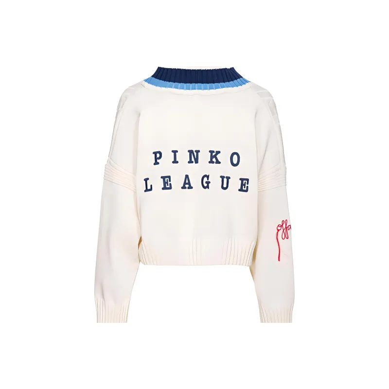 PINKO Knitted Hoodie-2