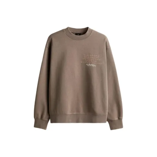 H&M Sweatshirt Men's Gray Mouwen