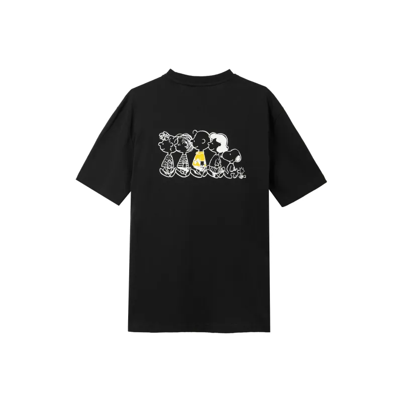 PUMA x Peanuts T Shirt Men's Black-1