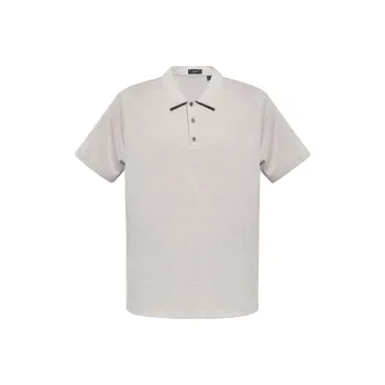 THEORY Polo Shirts Men Gray
