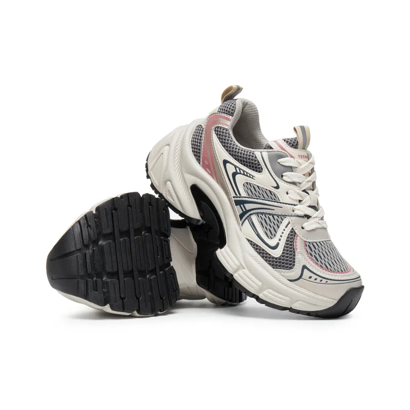 Teenmix Time Machine Cushioning Height Increase With Slip Resistant Properties Low Top Chunky Sneakers Women's-4