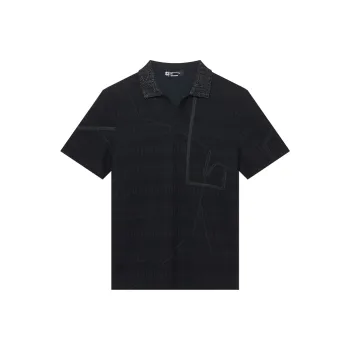 ANDREW MACKENZIE Polo Shirt Men's Black